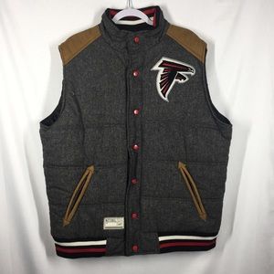 NFL Team Apparel Atlanta Falcons Reversible Puff Vest Extra Large NWT